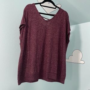 Maurices maroon sweater shirt